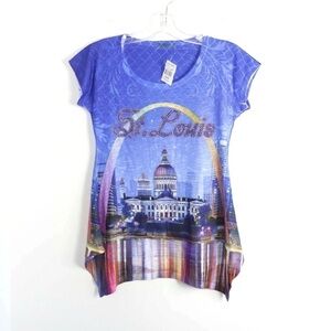 New Sweet Gisele St. Louis graphic cityscape gift American souvenir city view S